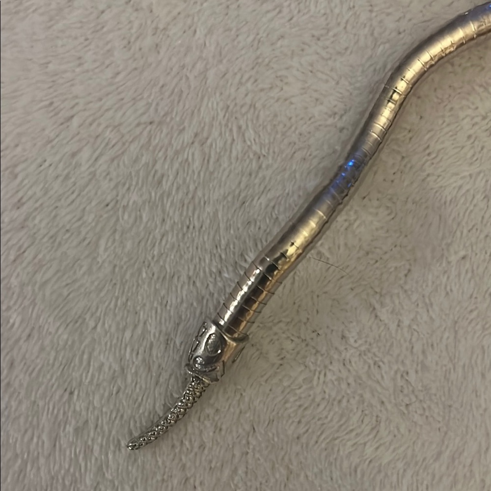 Silver Snake Necklace - Picture 7 of 12
